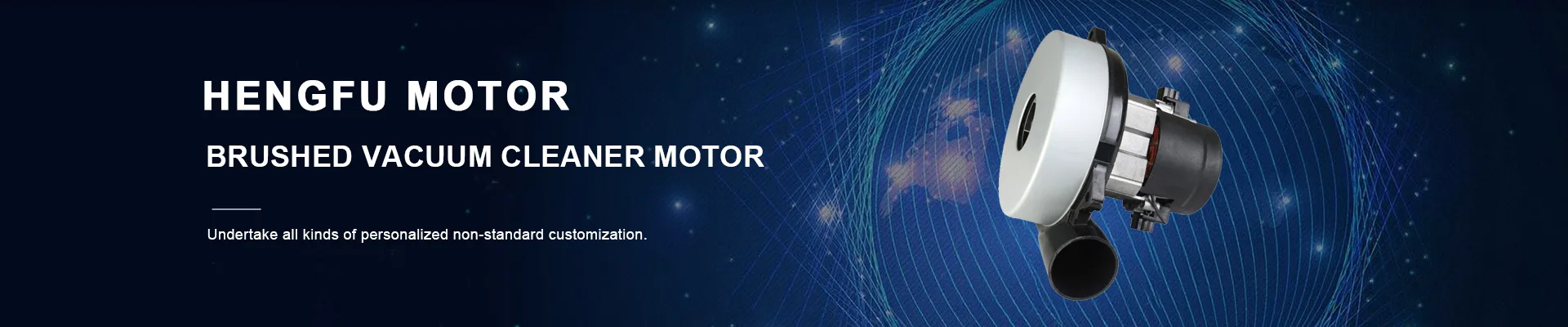 Szálcsiszolt porszívó motor